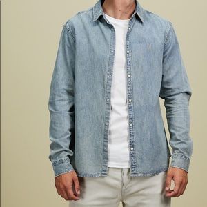 All Saints Kirton Denim Shirt - L - NWT